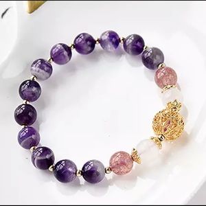 amethyst quartz bracelet